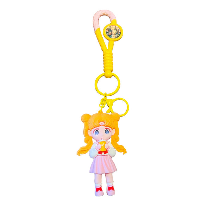 Wholesale Cartoon PVC Doll Keychain JDC-KC-JinGe085
