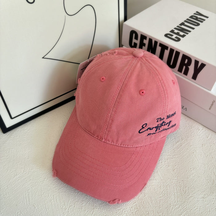 Wholesale New side letter quick drying baseball cap, sun shading and breathable outdoor hiking duckbill cap, casual cap