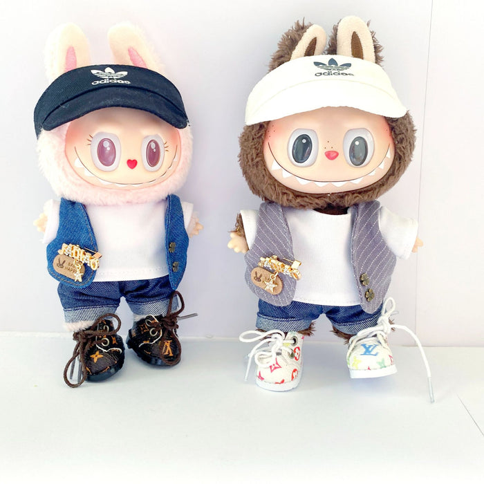 Wholesale Doll Clothes,  Vinyl Doll Clothes,  Denim Vest,  Casual Small Vest Outerwear