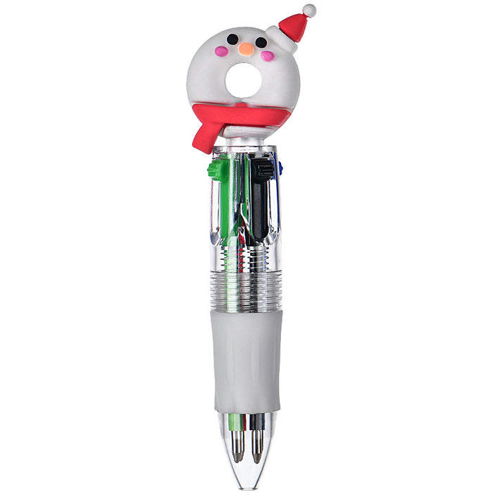 Wholesale Four-color ballpoint pen cute cartoon multi-color pen