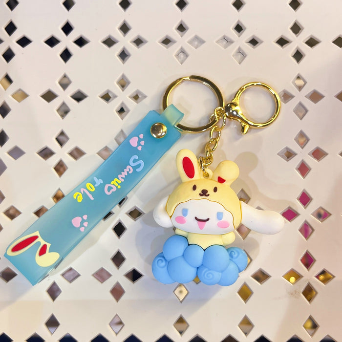 Wholesale PVC Cartoon Doll Keychain JDC-KC-WuYi275