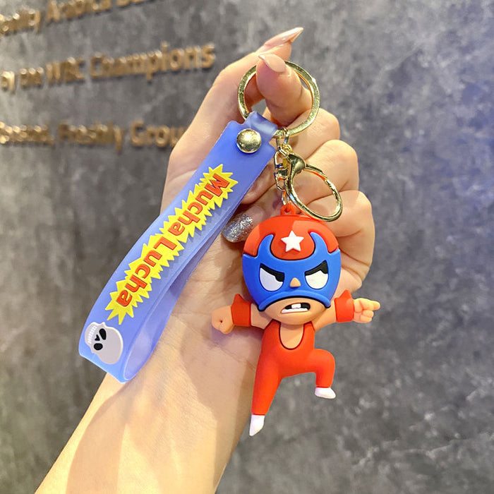 Wholesale  Animation Mga Animation Keychain Cartoon Toe Bag Pendant Key Chain Gift