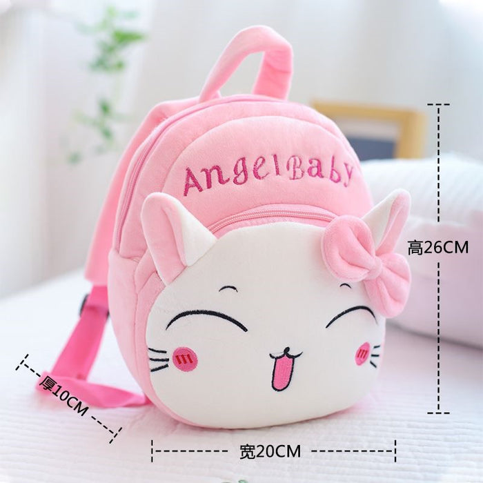 Wholesale Baby Schoolbag 1-6 Years Old Kindergarten Cute Girls Boys Cartoon Shoulder Backpack