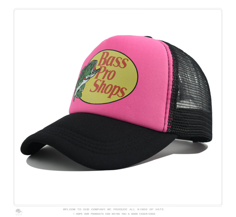 Wholesale Printed baseball cap summer net cap outdoor sunscreen sunshade driver cap