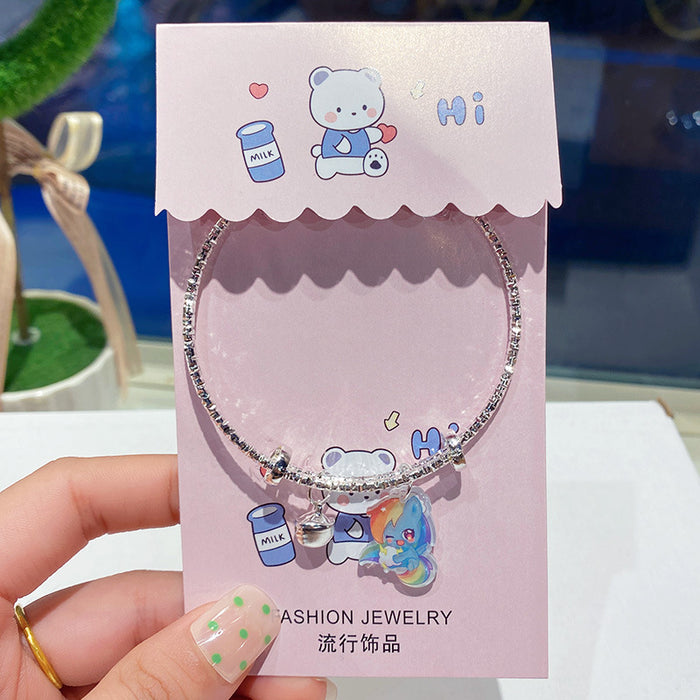 Wholesale cartoon children' s independent packaging student bracelet