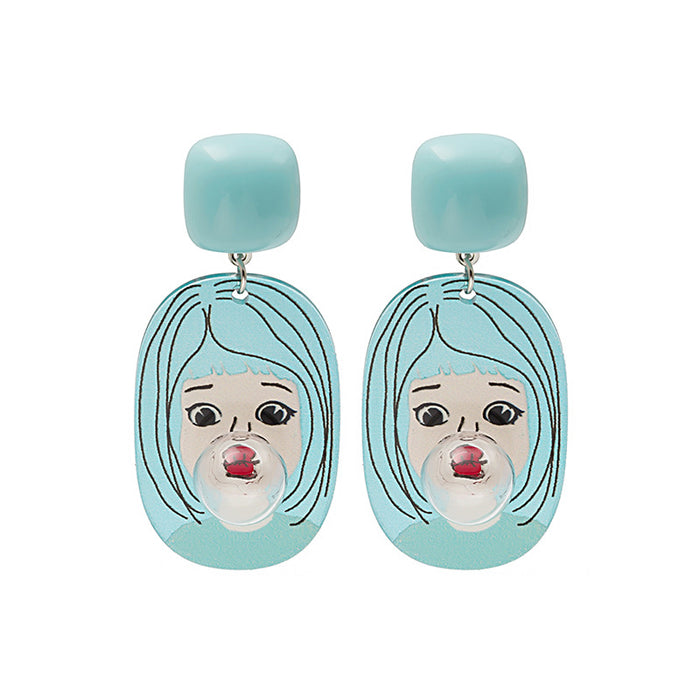 Wholesale Cartoon Acrylic Earrings JDC-ES-MDD103