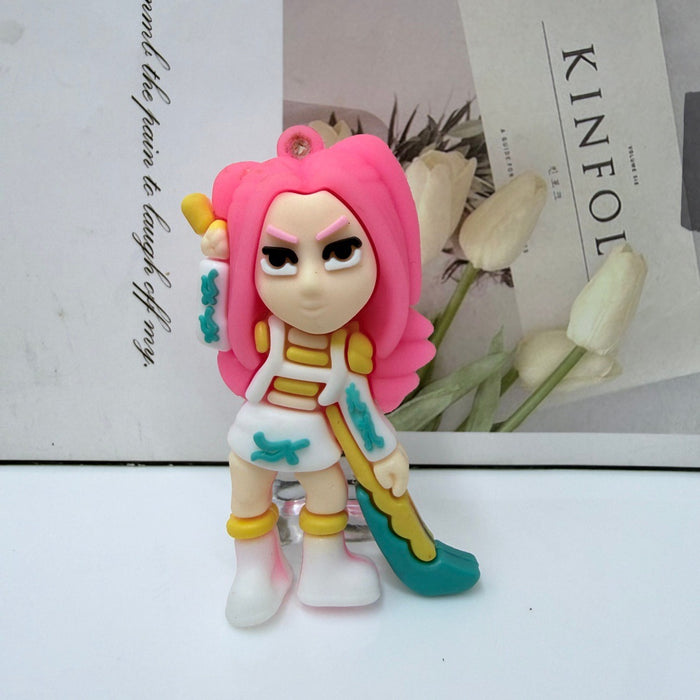 Wholesale Anime  Keychain Charm Blind Box Figure Trendy PVC Backpack Pendant Boutique Resale Gift