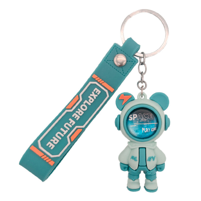 Wholesale New Keychain Space Man Cartoon Pendant Doll Car Keychain Pendant Small Gift