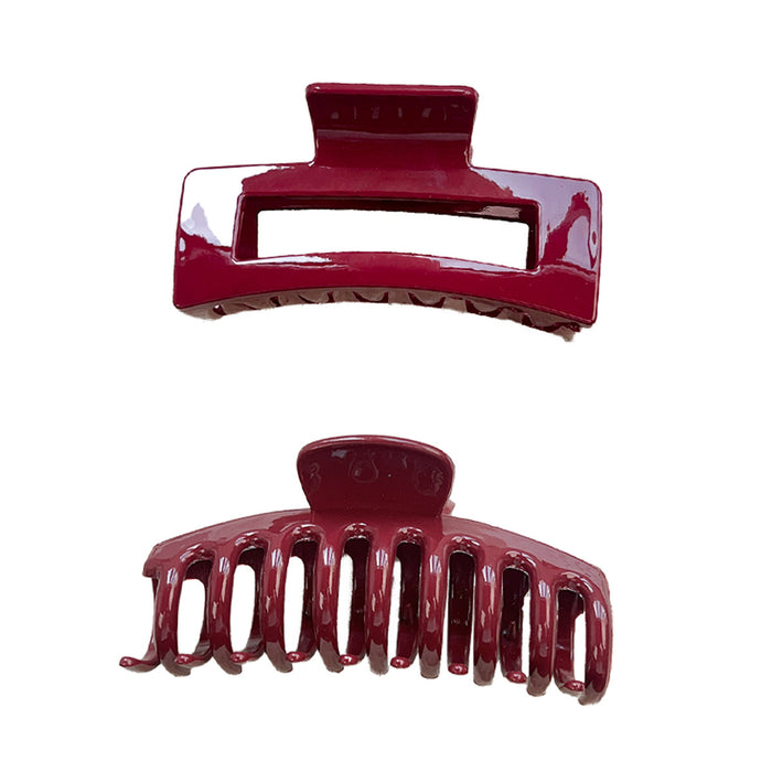 Wholesale Square Silicone Hair Clip Large Keel Design for Thick Hair Boutique Resale