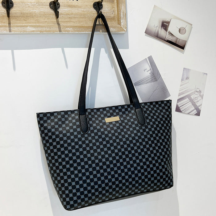 Wholesale Printed tote bag for women, casual large capacity shoulder bag