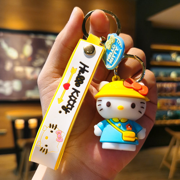 Wholesale Cartoon Doll Silicone Keychain JDC-KC-Tingm248