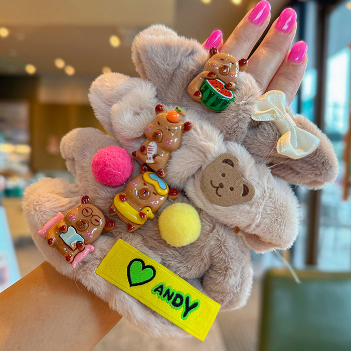 Wholesale Cartoon Animal Hair Scrunchies