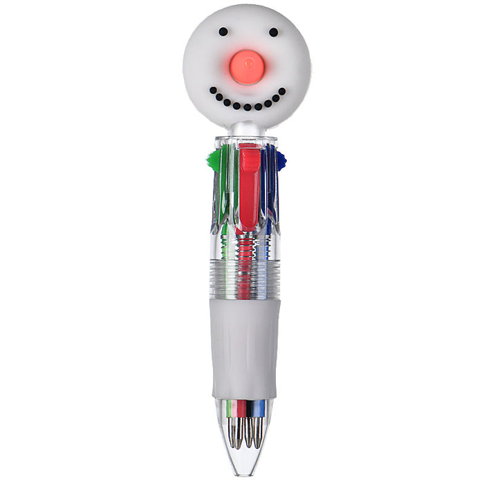 Wholesale Four-color ballpoint pen cute cartoon multi-color pen