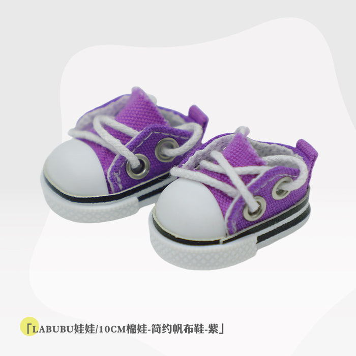 Wholesale 20cm Cotton Doll Shoes Simple Sports Canvas Shoes Doll Doll Shoes  Accessories Cotton Doll Shoes