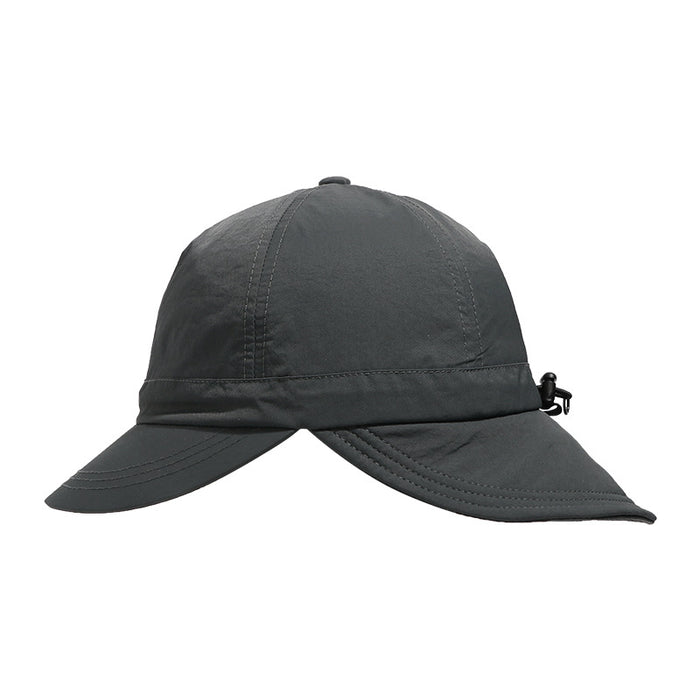 Wholesale Sunshade double brimmed duckbill cap with buckle for hiking and outdoor baseball cap