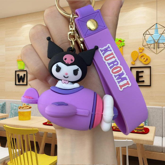 Wholesale Cartoon Doll Silicone Keychain JDC-KC-MingT063