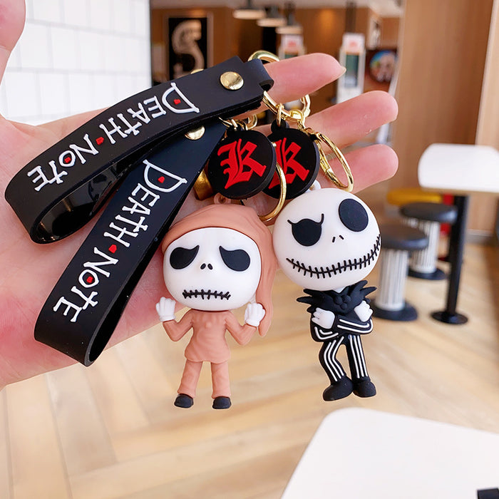 Wholesale Nightmare Keychain Pumpkin Skeleton Doll Pendant Gift
