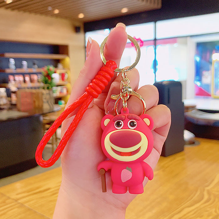 Wholesale Silicone Cartoon Doll Keychain JDC-KC-MingT155