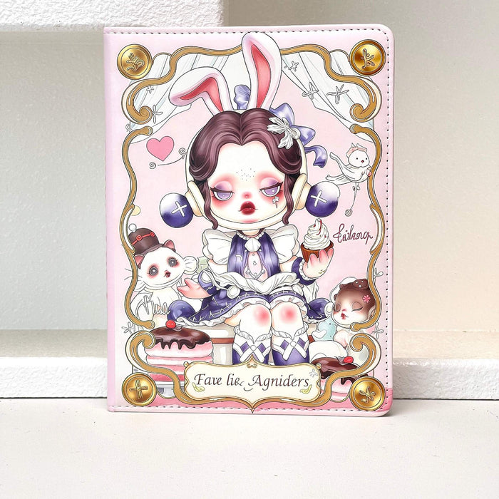 Wholesale A5 Cute Princess Imitation Leather Notebook Diary with Colorful Pages