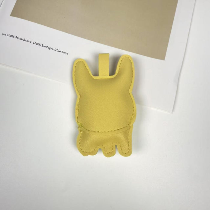 Wholesale Pu Leather Cute Corgi Car Keychain Pendant Classic Bag Pendant