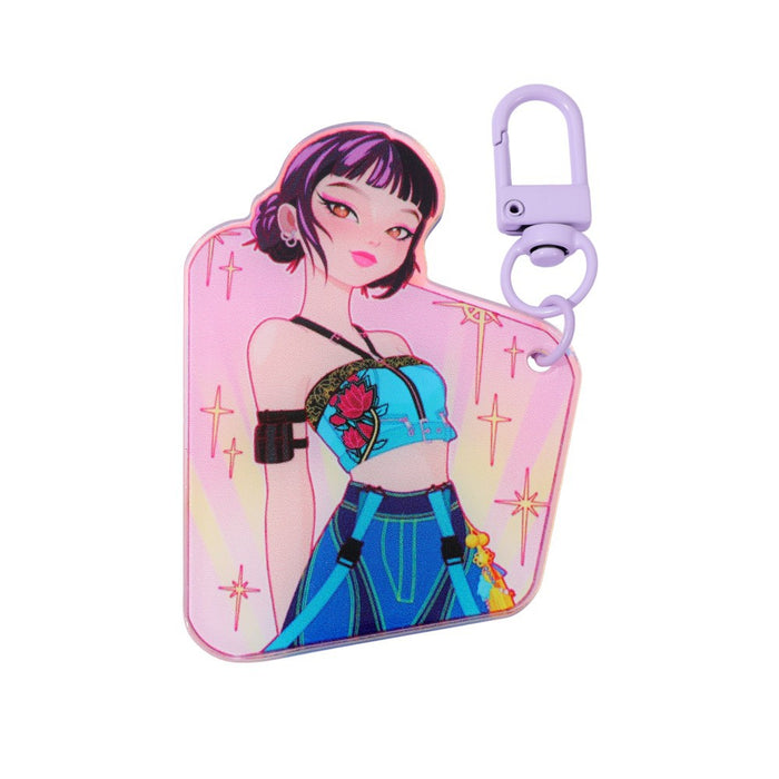 Wholesale K-Pop Cute Cartoon Acrylic Keychain