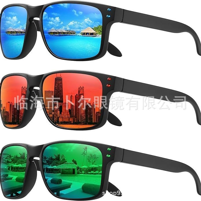 Wholesale Outdoor fishing and cycling glasses, colorful and dazzling polarized sunglasses for men