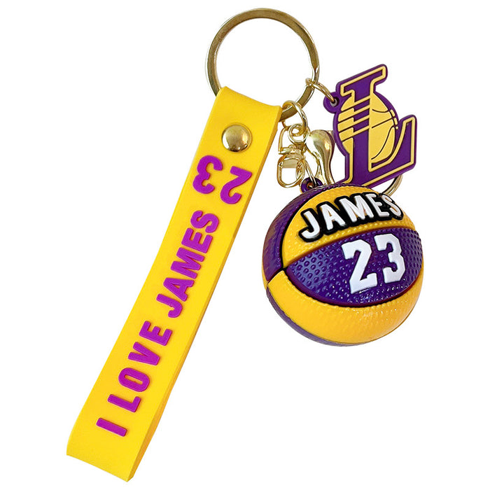 Wholesale Mini Basketball Keychains JDC-KC-YanG024
