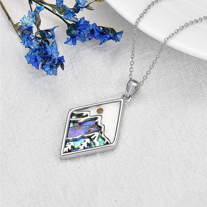 Wholesale Simple faith geometric stainless steel pendant necklace