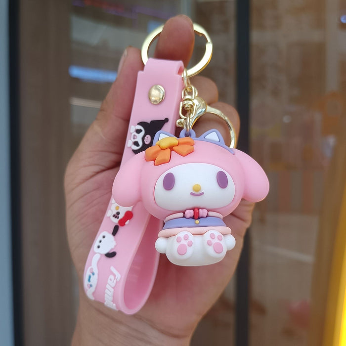 Wholesale  Cartoon Keychain School Bag Hanging  Dropping Doll  Pendant Small Gift