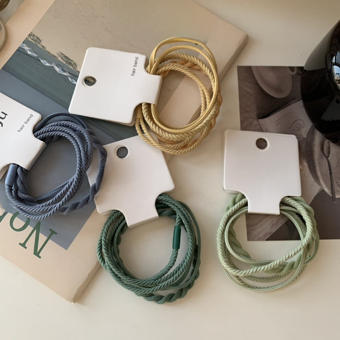 Wholesale Small rubber band, high-end feel, versatile, high elasticity headband, high ponytail tied tightly with headband