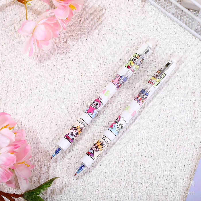 Wholesale Push-to-erasable pen crystal blue quick-drying erasable gel pen cartoon cute heat-erasable pen