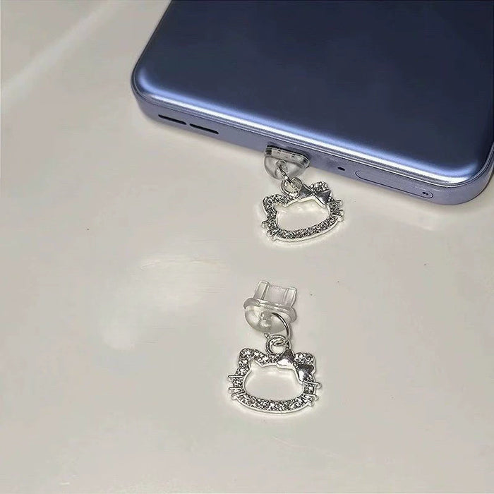 Wholesale Cute charging port universal dust plug Charms