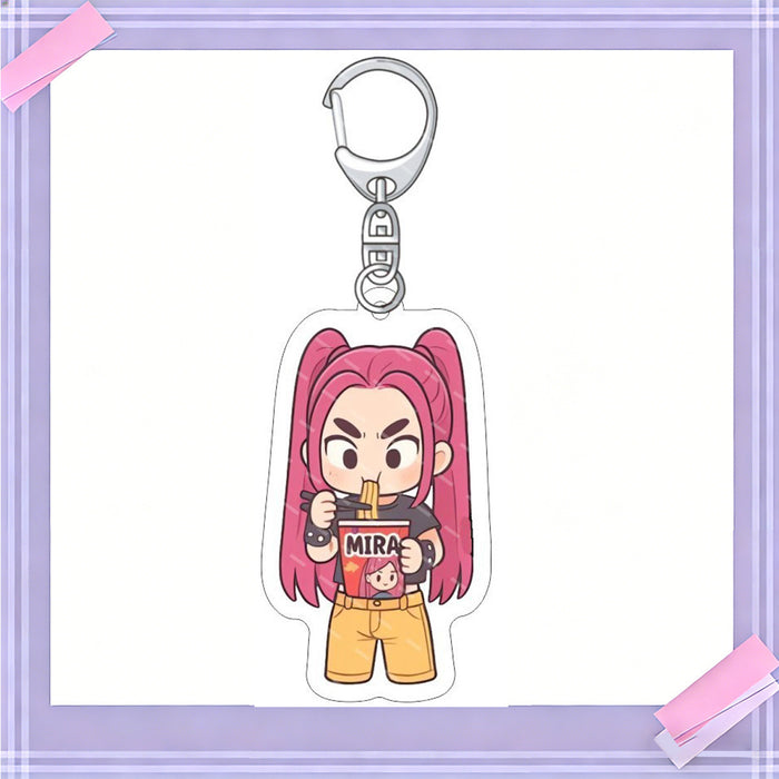 Wholesale 10pcs/set K-POP anime merchandise acrylic keychains and pendants