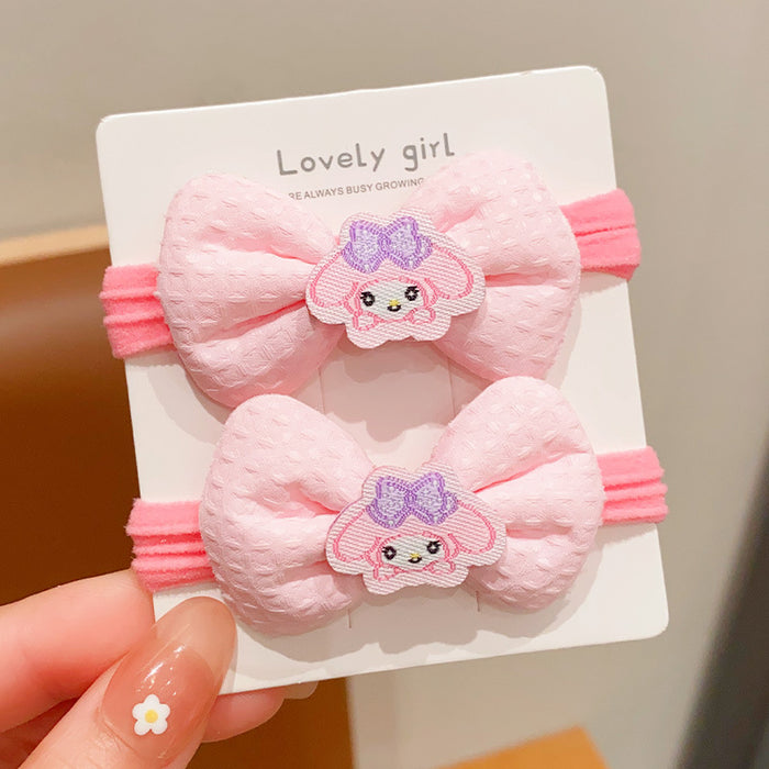 Wholesale Kulomi Children's Rubber Band Little Girl Hair Ring High Elasticity Does Not Hurt The Hair Girls Bun Head Rubber Band Hair Accessories JDC-HS-Wangl005