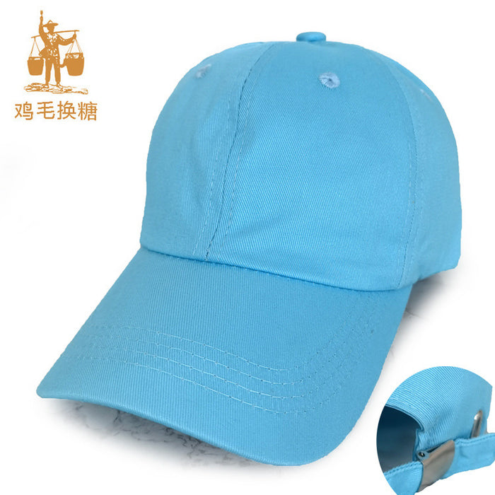 Wholesale Lightweight baseball cap with soft top and no lining, simple cotton duckbill cap