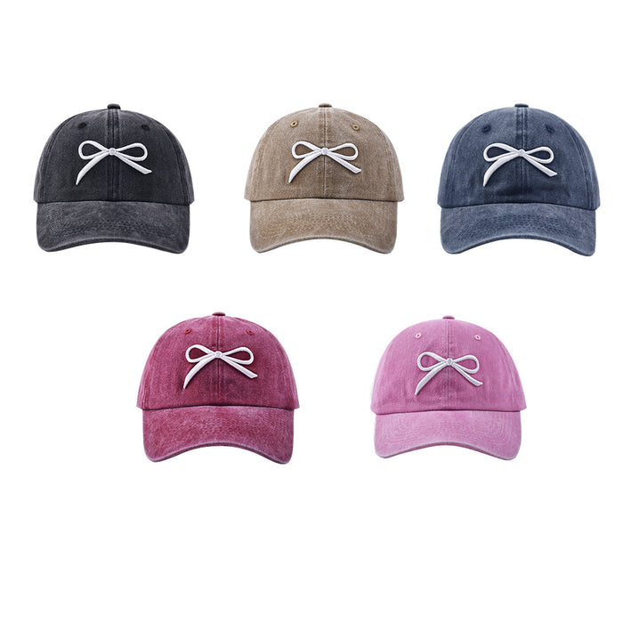 Wholesale Cotton Bow Embroidered Baseball Cap JDC-FH-WenR033