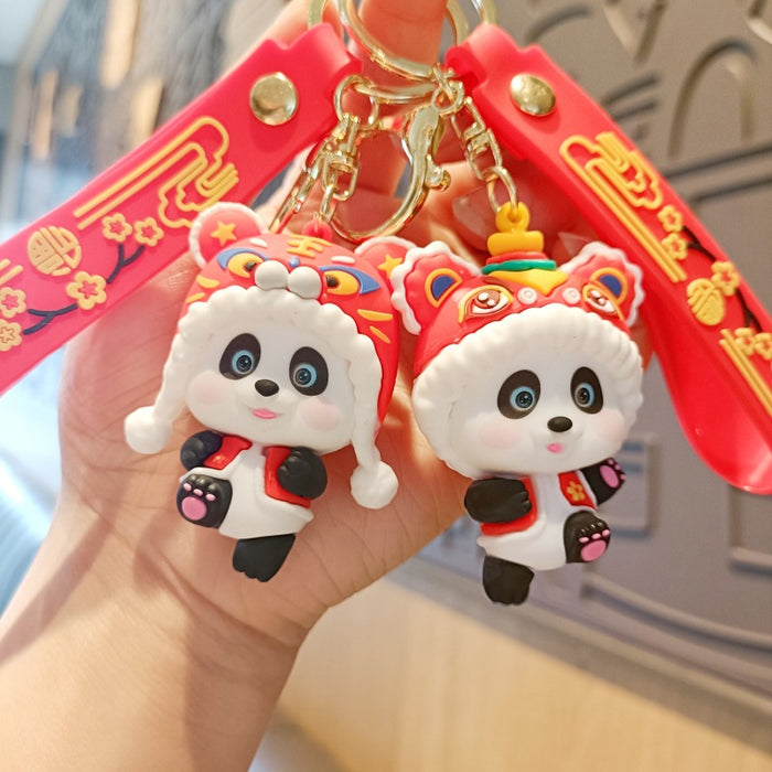 Wholesale Cute 3D Doll Silicone Keychain JDC-KC-MingT133