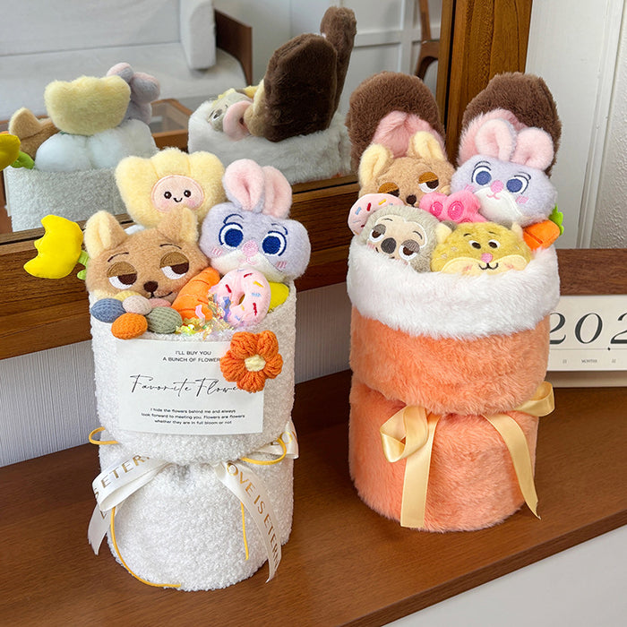 Wholesale Birthday gift plush doll bouquet