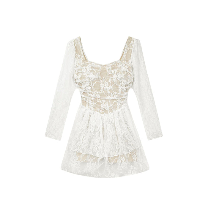 Wholesale Advanced style one-piece conservative hot spring swimsuit for girls' swimsuit