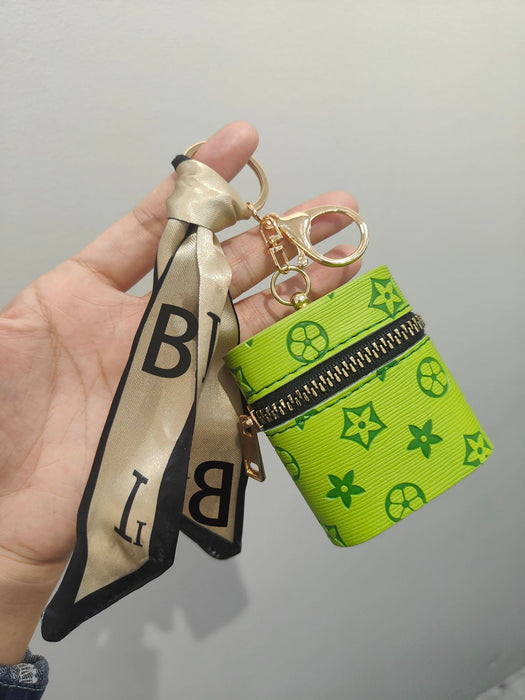 Wholesale PVC Mini Portable Lipstick Bag Keychain JDC-KC-RiYou004