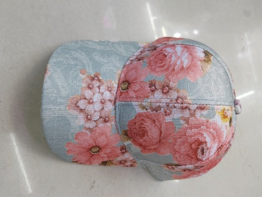 Wholesale Floral pattern breathable fabric sweat-wicking baseball cap