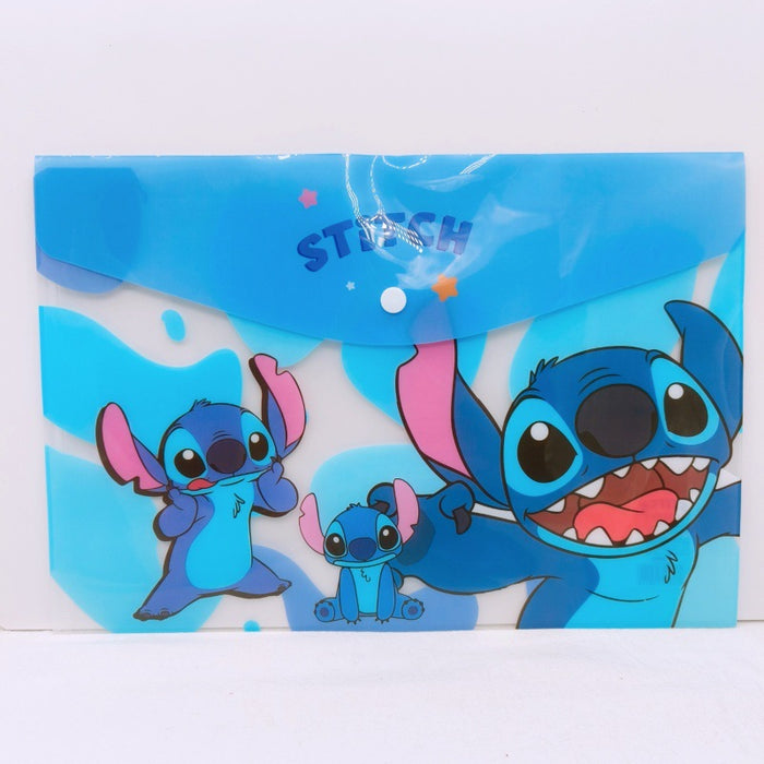 Wholesale 24pcs/ set Document Bag PP Button Bag Cartoon A4 Storage Bag