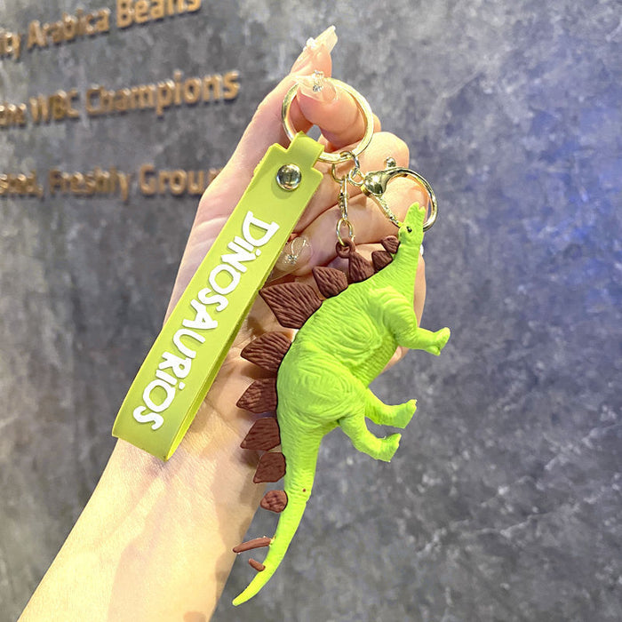 Wholesale Tyrannosaurus Rex Dinosaur  Keychain Creative Bag Car Key Pendant Couple Activities Small Gift