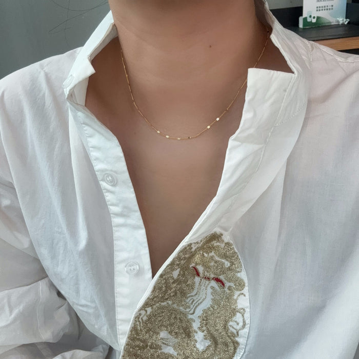 Wholesale Natural stone bead necklace light luxury niche retro red patterned stone layered turquoise high-end necklace