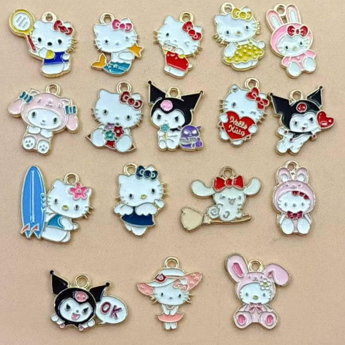 Wholesale 10pcs DIY jewelry accessories,  alloy pendants,  bracelet charms