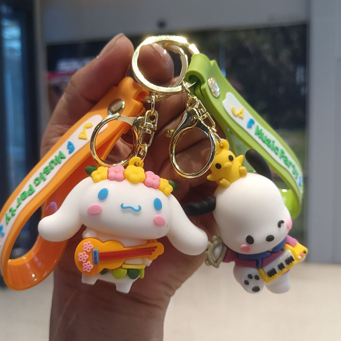 Wholesale Cartoon Silicone Doll Keychain JDC-KC-KuangK022