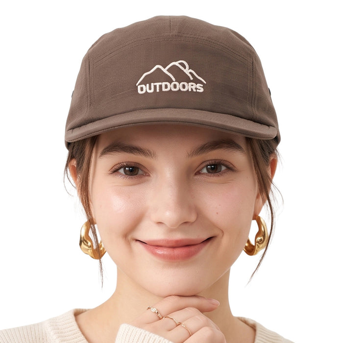 Wholesale Unisex Soft Top Five-Panel Baseball Cap with Embroidery - Trendy Summer Sun Hat