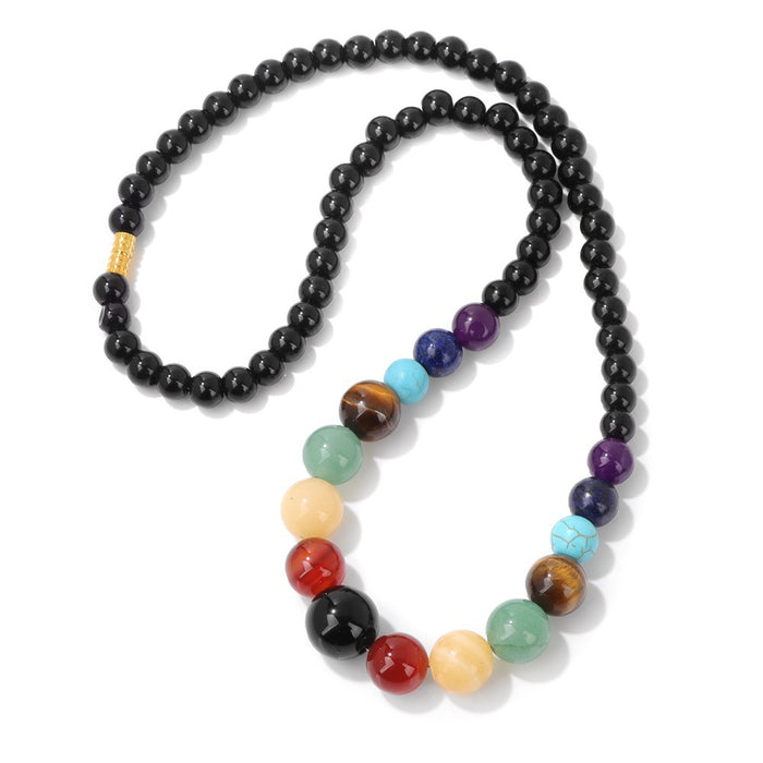 Wholesale Handmade necklace with colorful stone beads