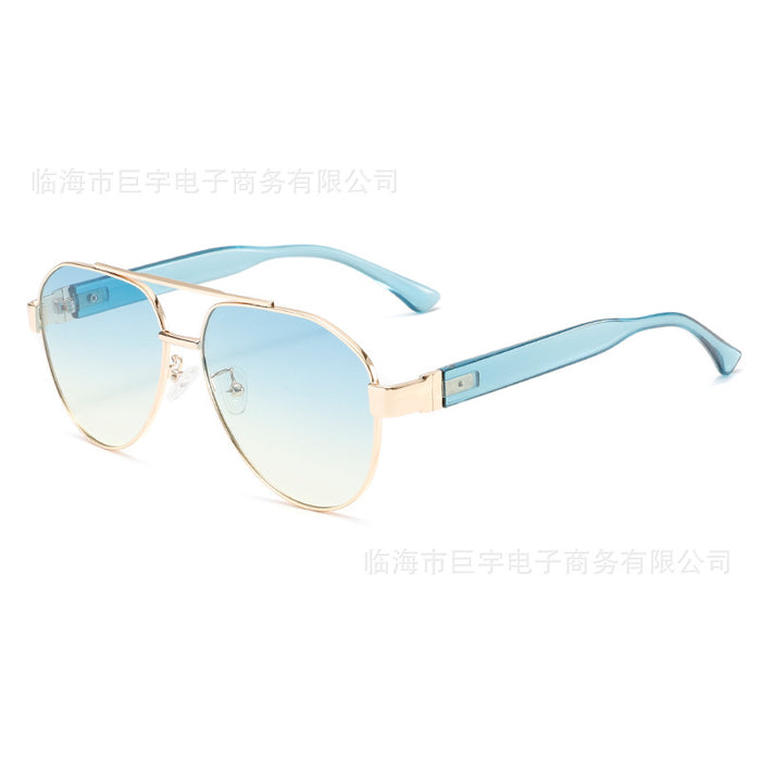 Wholesale New Fashionable Large Frame Sunglasses, Trendy Gradient Sunglasses