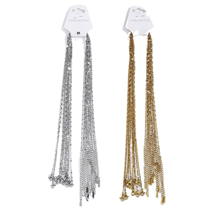 Wholesale Titanium steel stainless steel necklace, fine collarbone neck electroplated jewelry